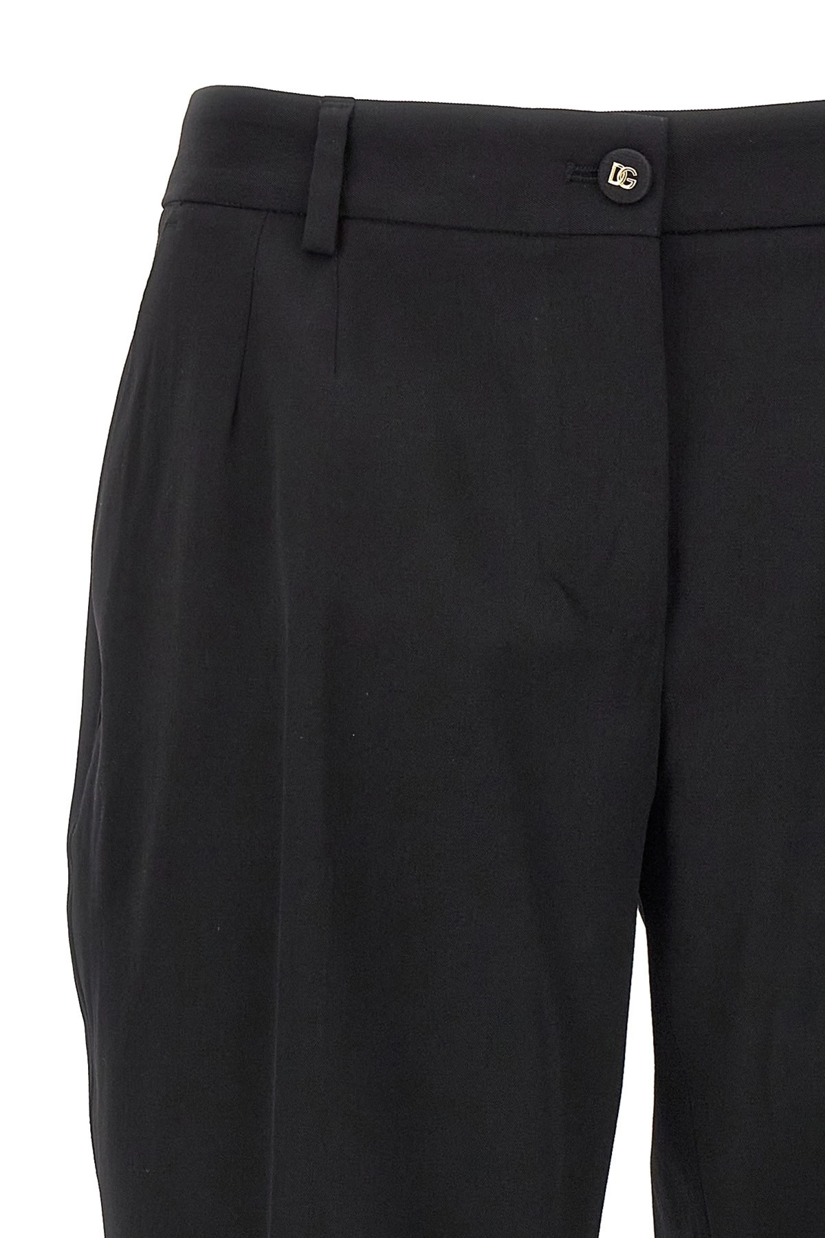 Wool canvas trousers - 4