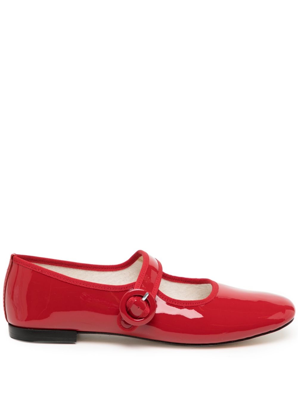 Georgia patent-leather Mary Jane pumps - 1