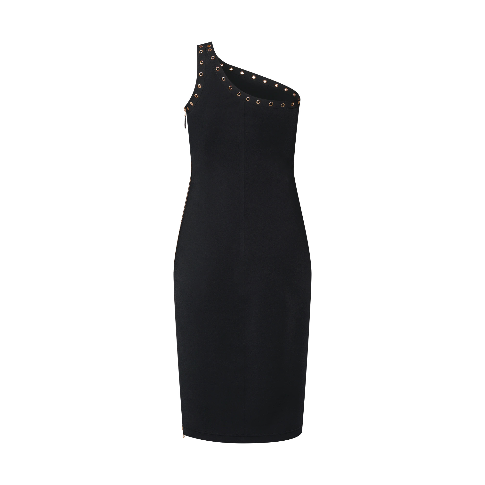 Eyelet Trim Dress - 3
