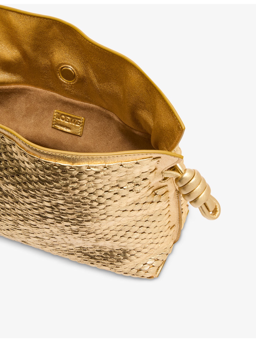 Flamenco Leather Clutch Bag - 6