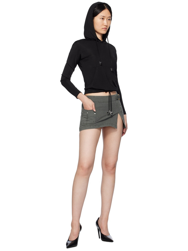 Dion Lee 검정 Lustrous Shrunken 까마귀 outlook