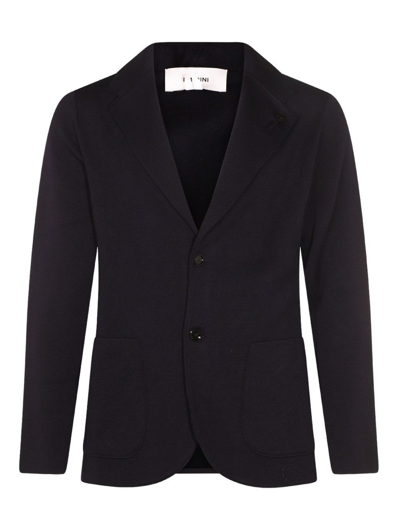 buttoned wool blazer 1