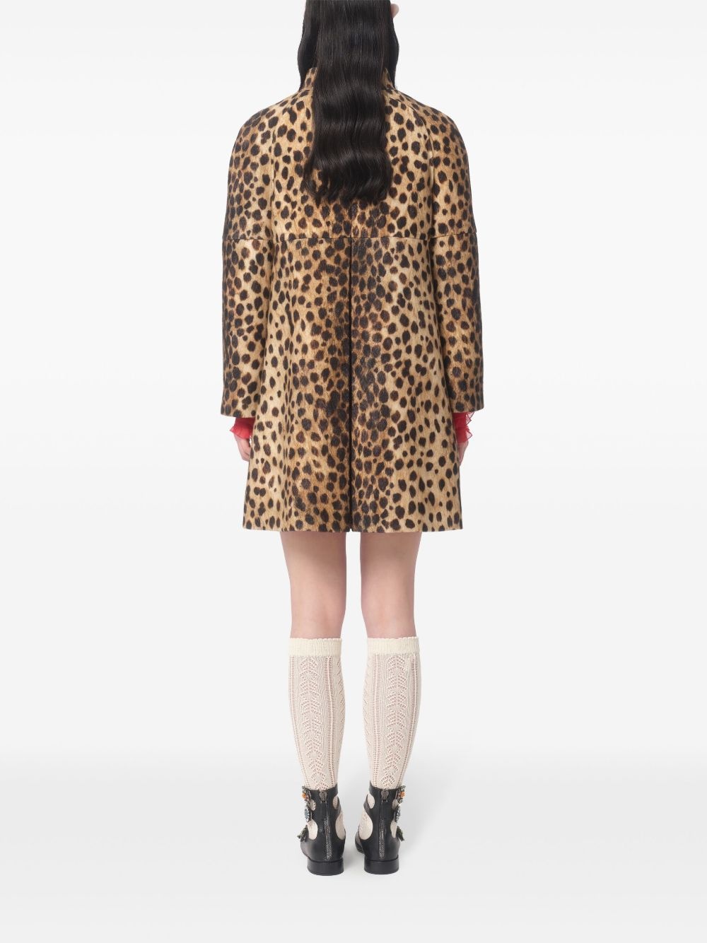 Jaguar Spots wool coat - 5