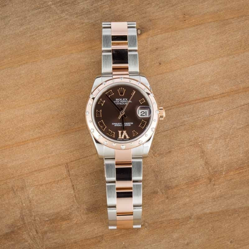 Rolex Datejust 31 Ref 178341 Steel & Everose Gold - 6