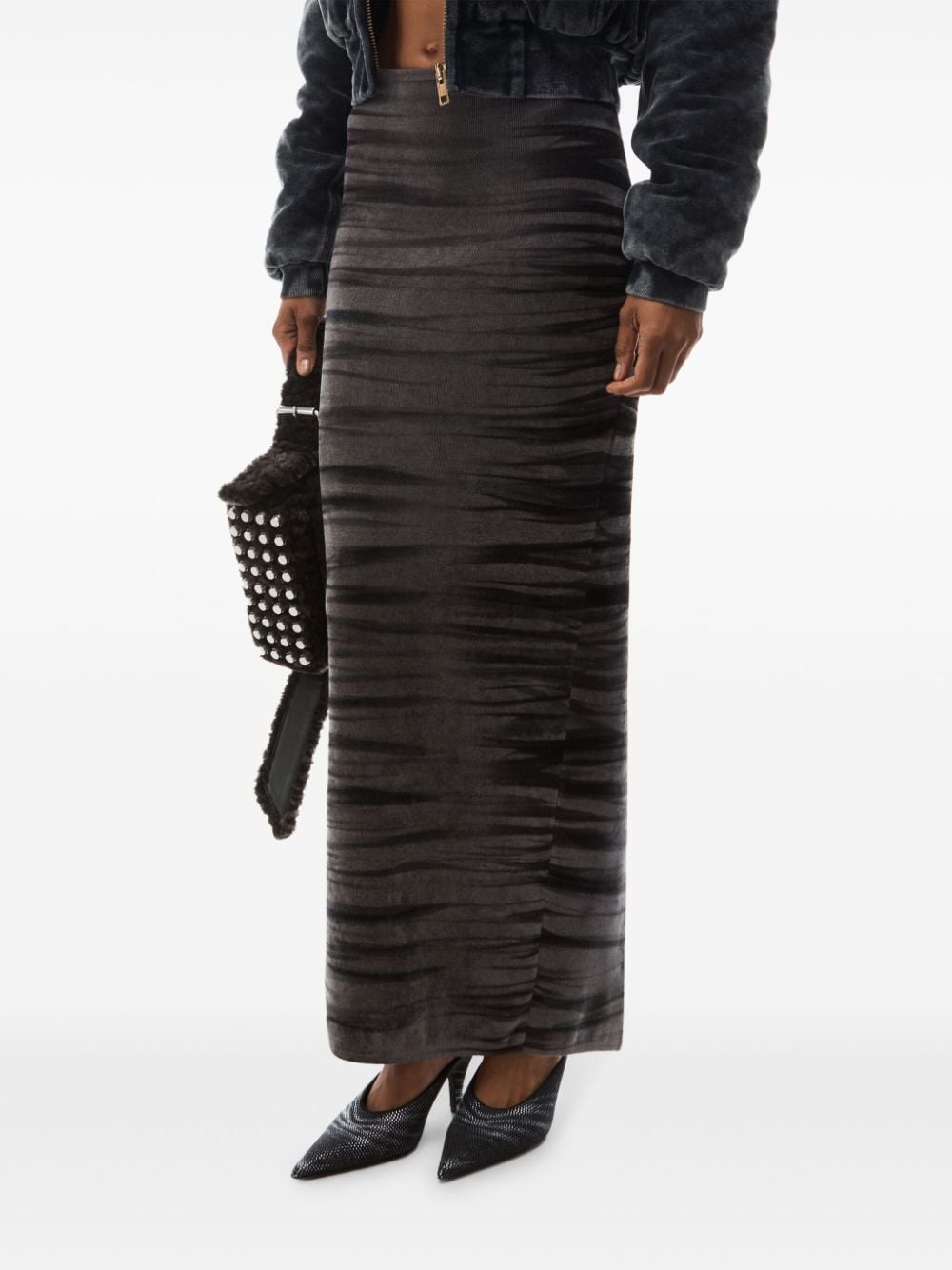 animal-print maxi skirt - 4