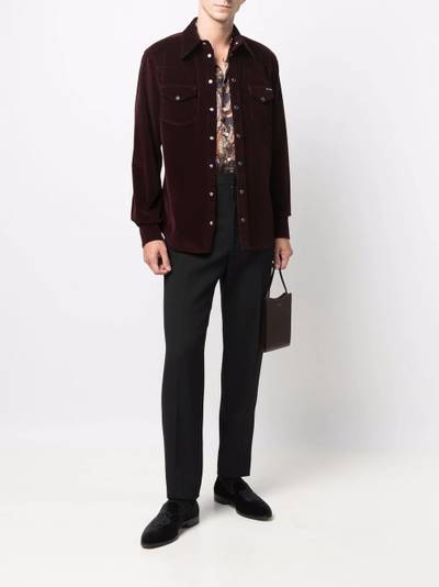 Dolce & Gabbana long-sleeve corduroy shirt outlook