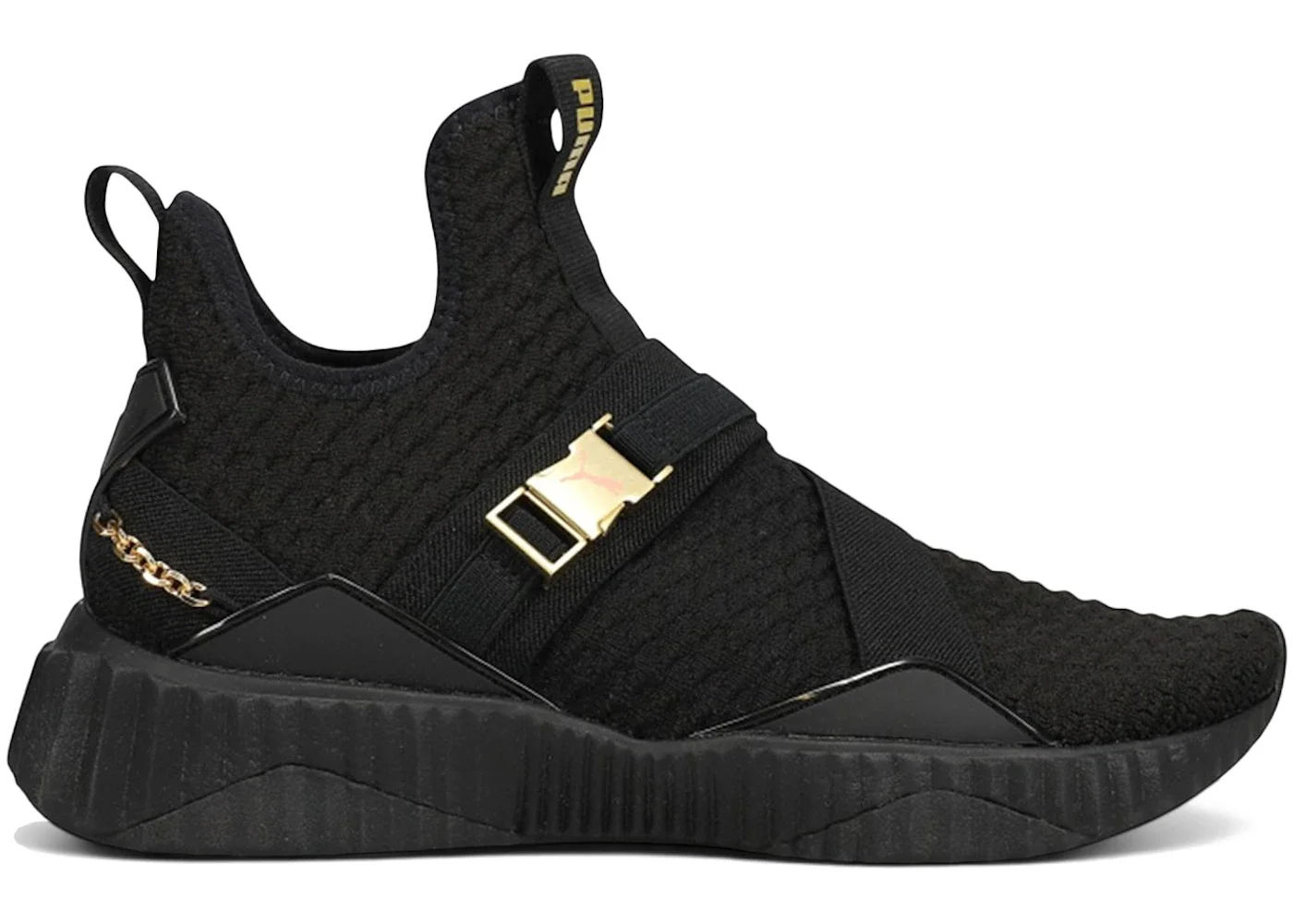 Puma Defy Mid Black Gold (Women's) - 1