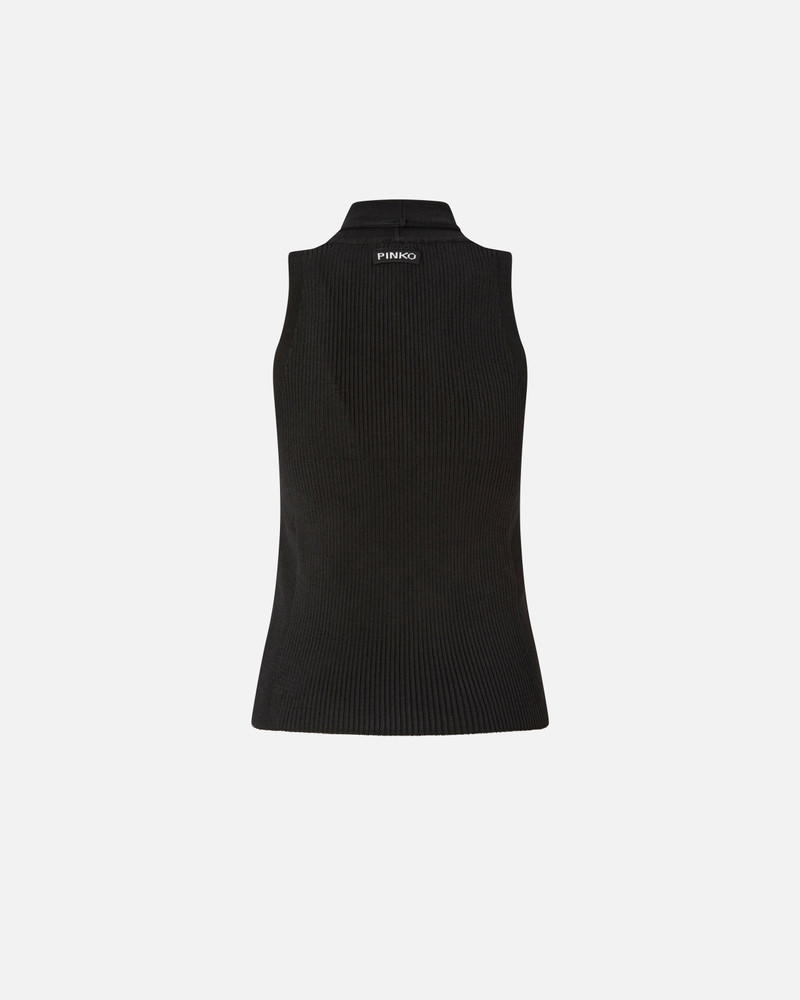 PINKO TOP WITH BANDANA KNOT AND BUTTONS outlook