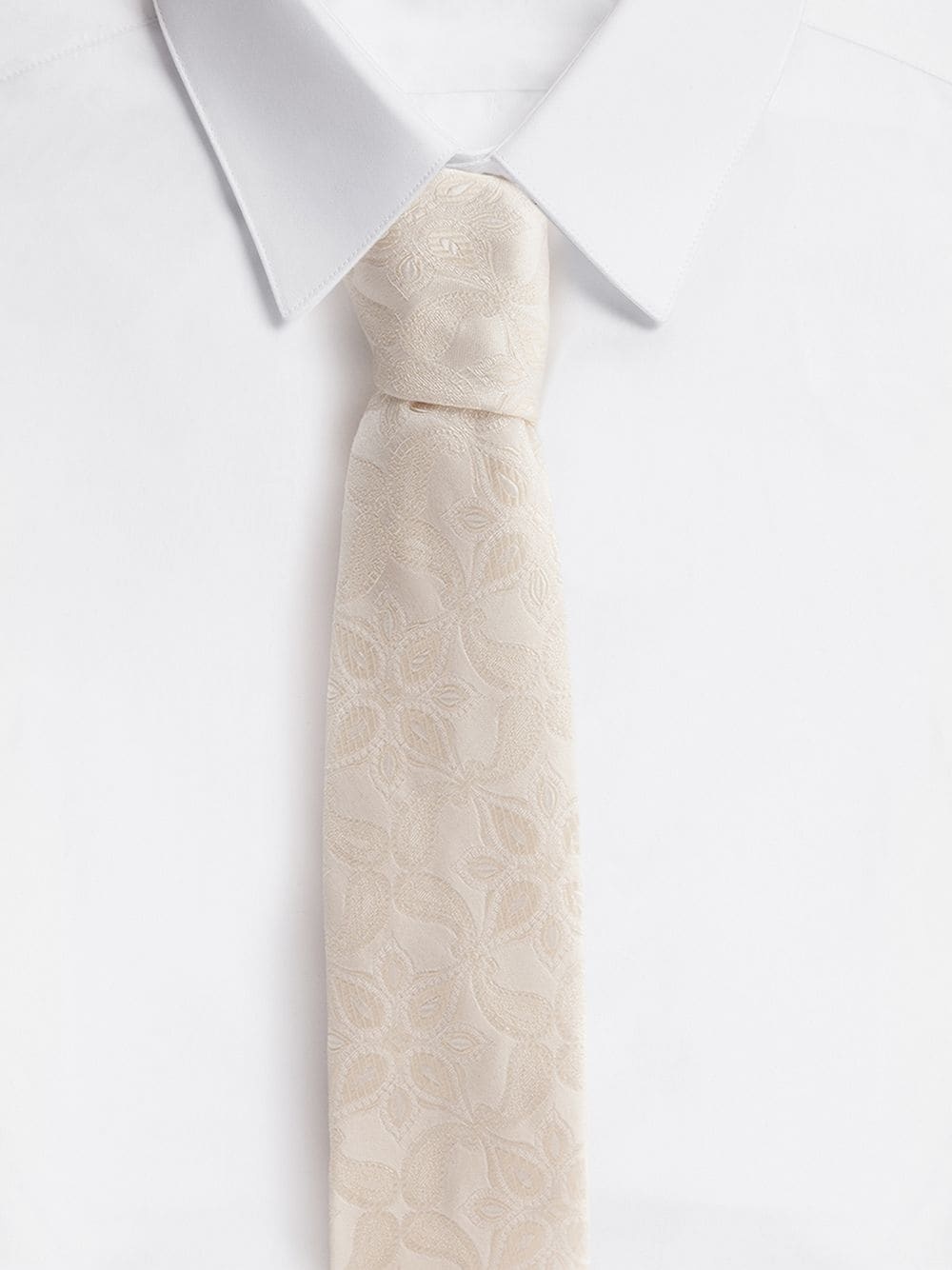 floral-print pointed tie - 4