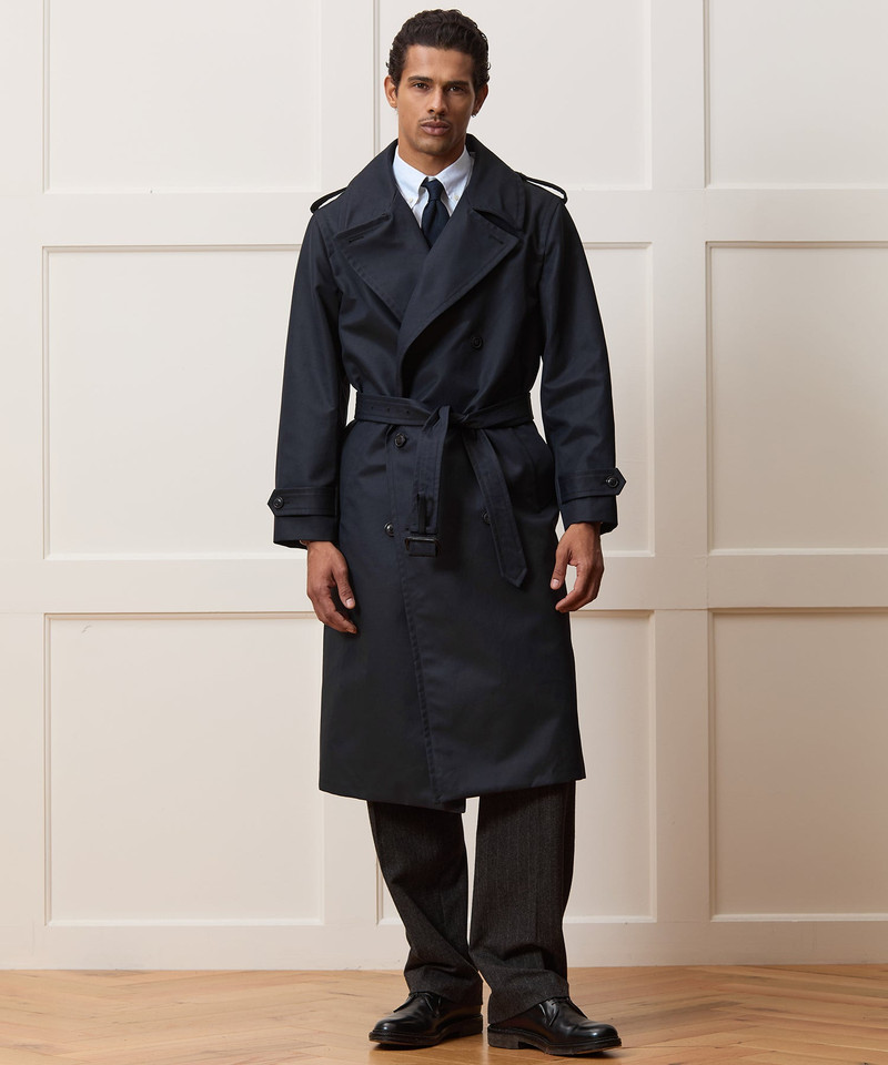 Italian Double-Breasted Trench Coat 3