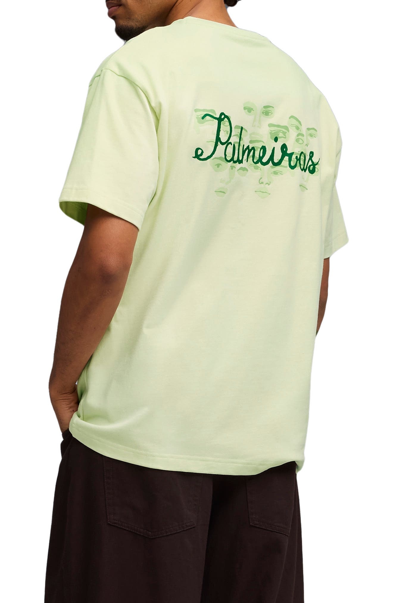 PUMA x KidSuper SEP Cotton Graphic T-Shirt in Green Illusion-Vine at Nordstrom - 3