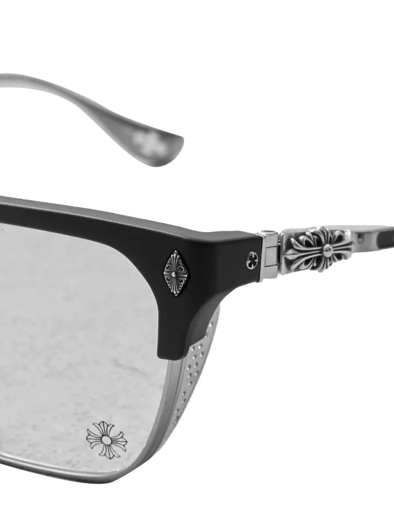 Chrome Hearts geometric-frame glasses outlook