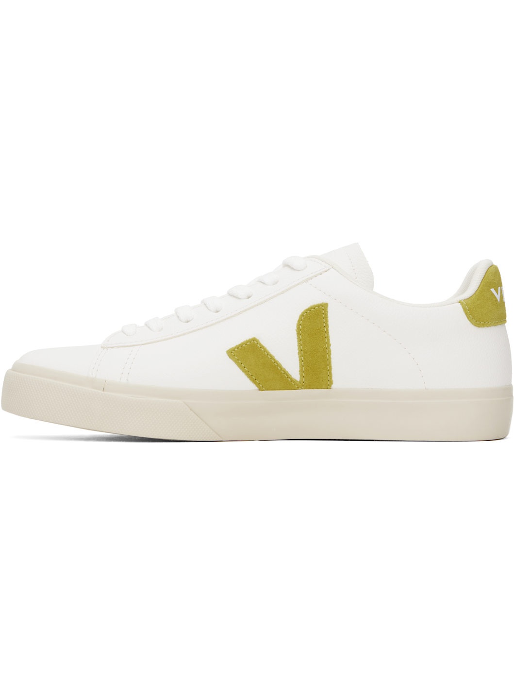 White Campo Leather Sneakers - 3