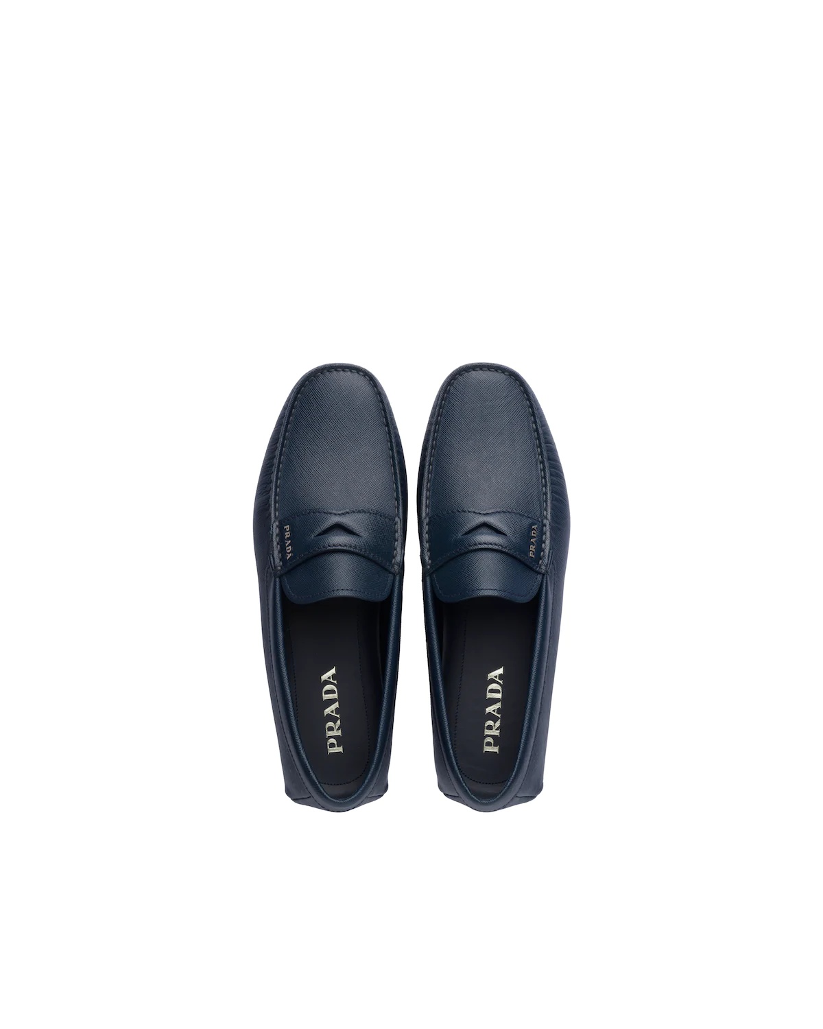 Saffiano leather loafers - 3