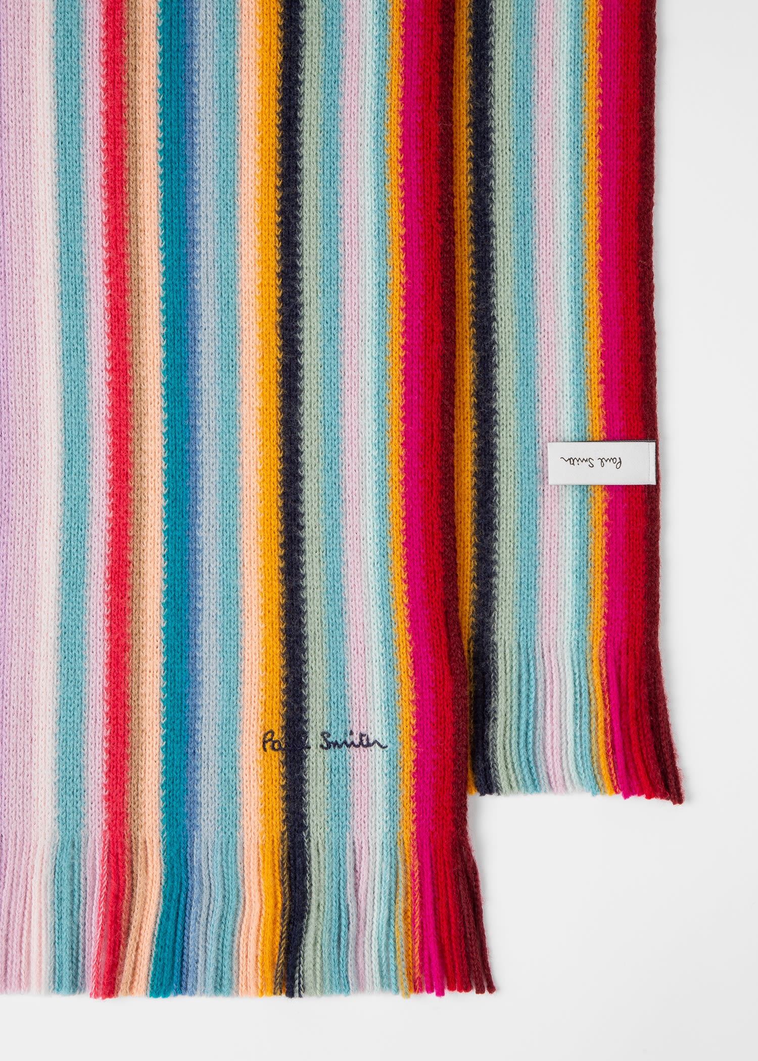 'Swirl Stripe' Wool Scarf - 2