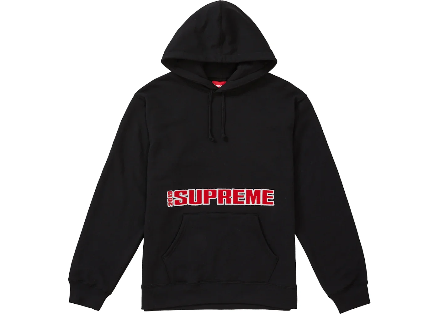 Supreme Blockbuster Hooded Sweatshirt Black - 1