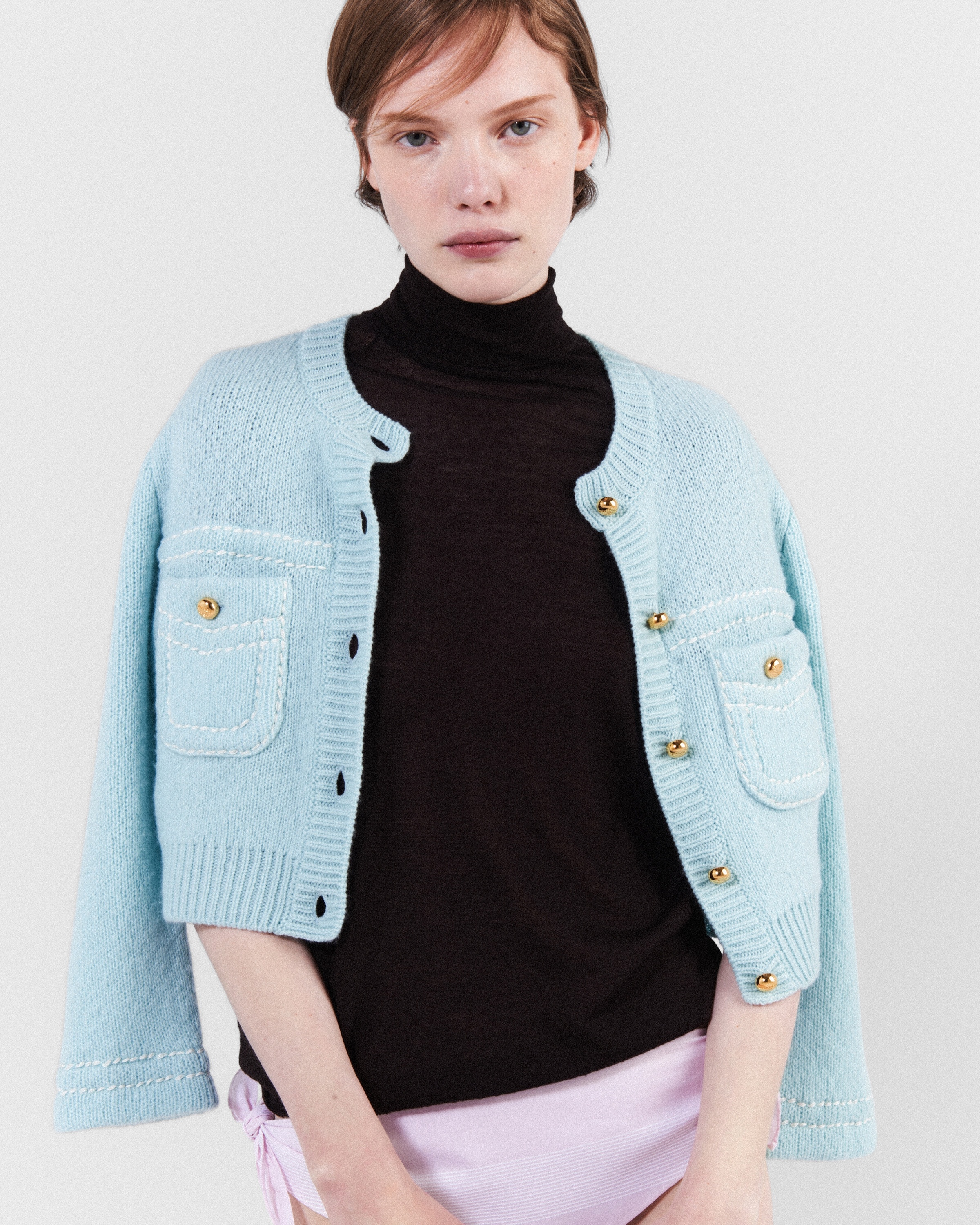 Cashmere and silk turtleneck - 4