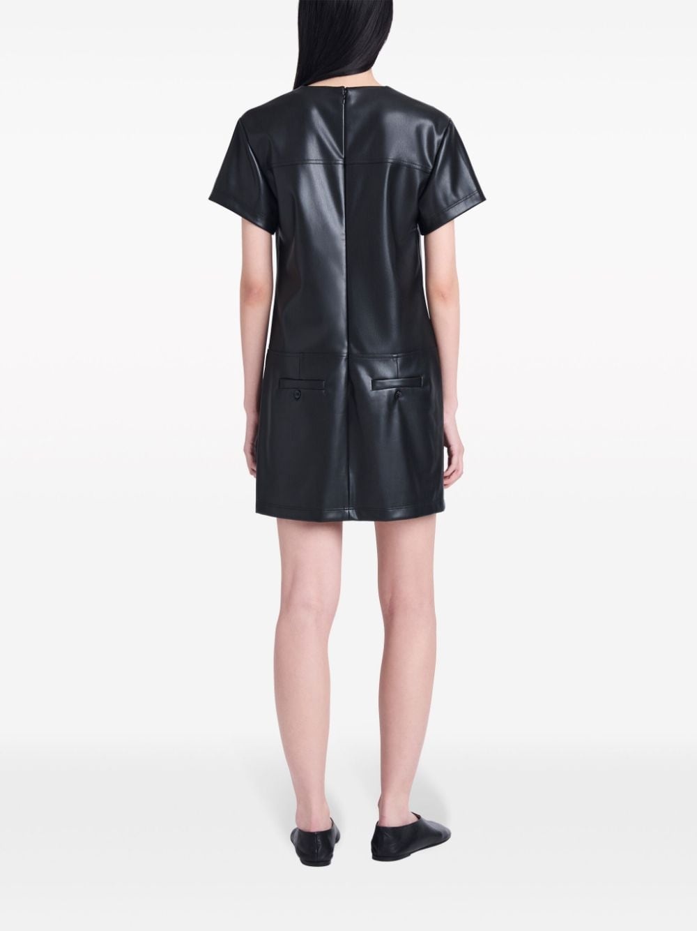 Sonny faux-leather dress - 4