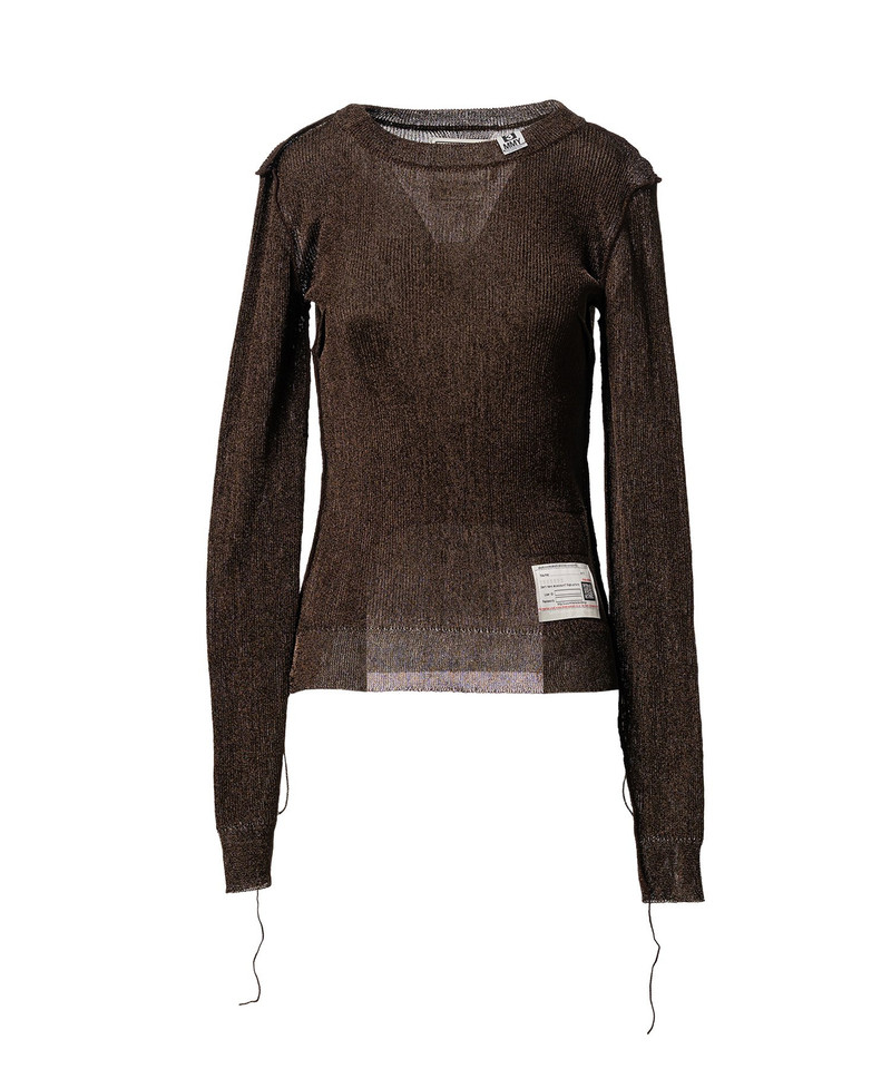 Inside-Out Glitter Knit Sweater 17