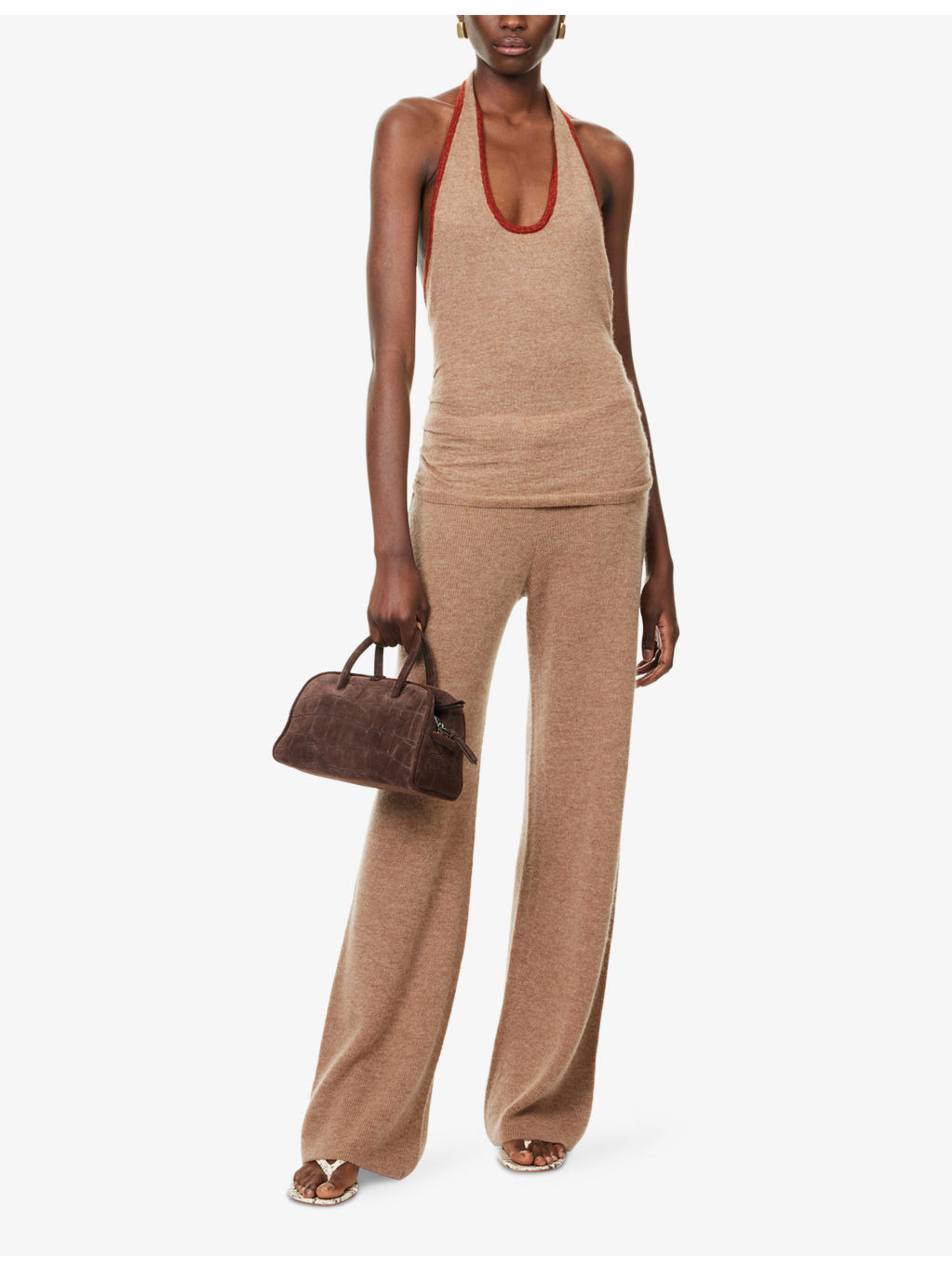 Ruched Halterneck Wool, Cashmere And Silk Top - 2
