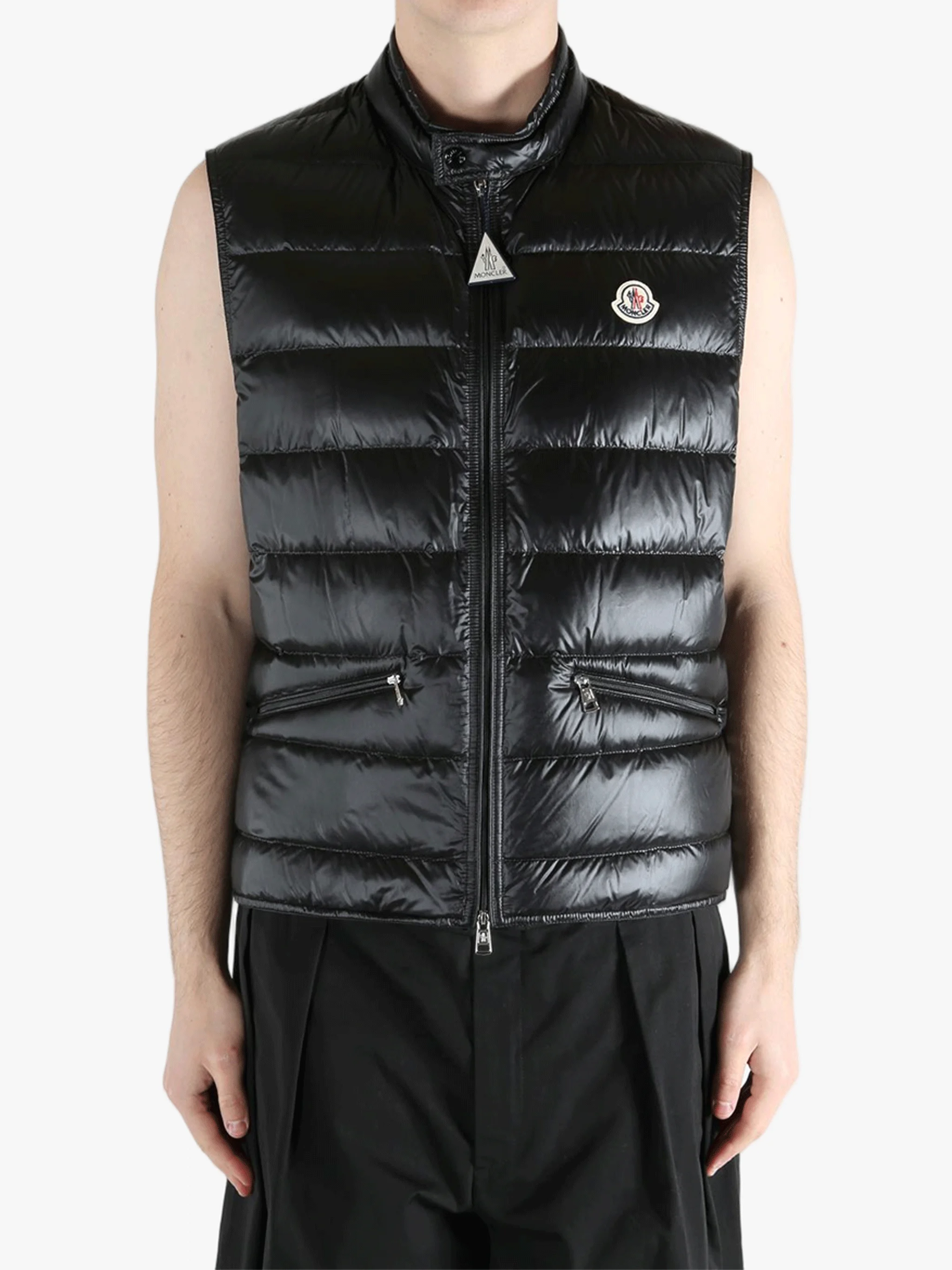 MONCLER - Men Gui Zipper Slim Fit Vest - 1