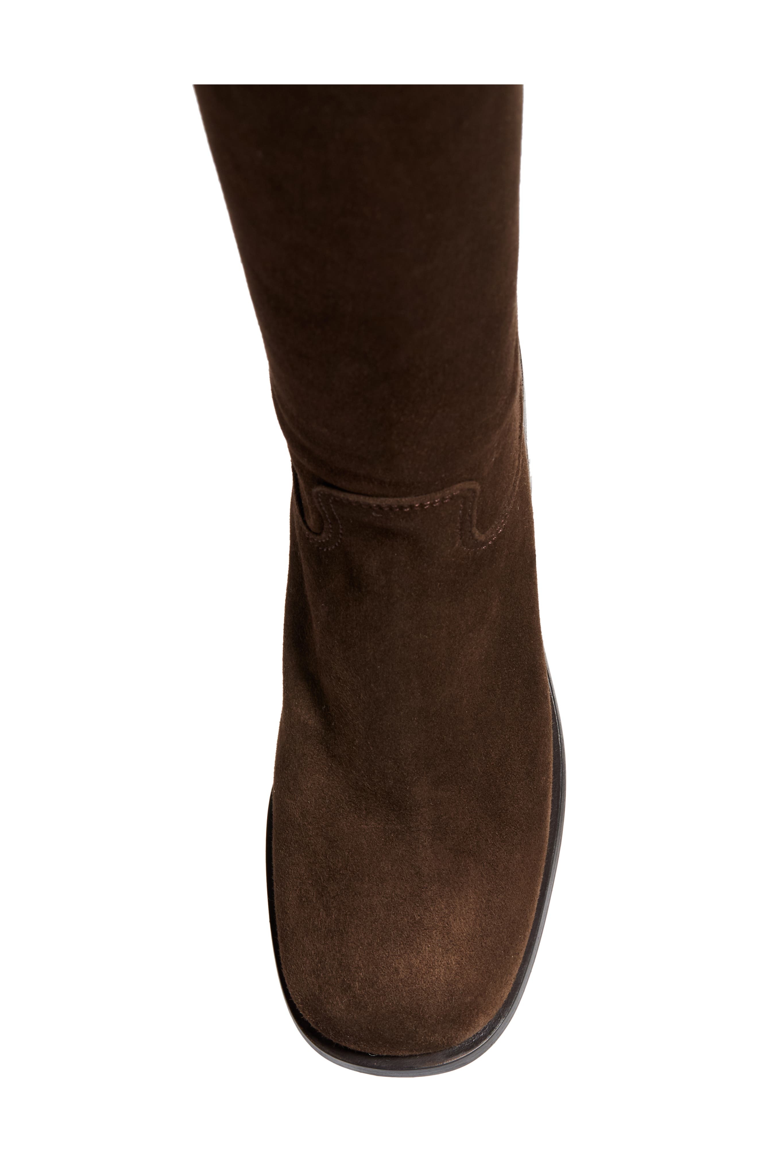Prada Suede Knee High Boot in Moro at Nordstrom - 5