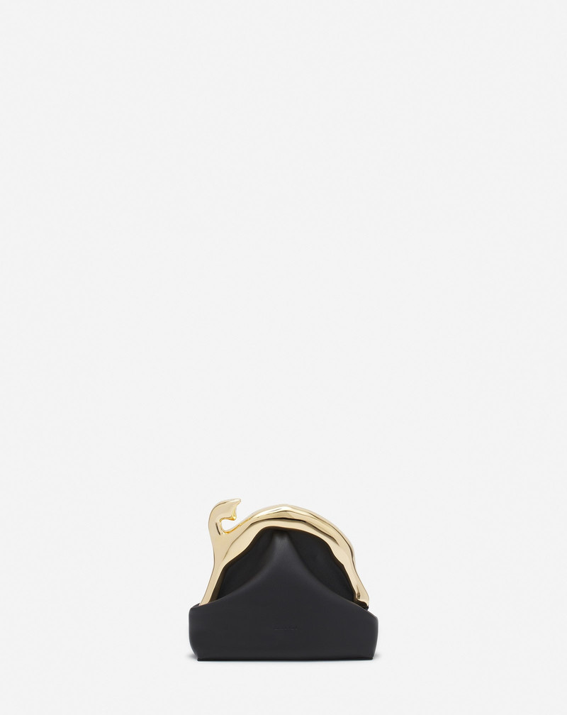 FUSION CAT LEATHER CLUTCH BAG 1