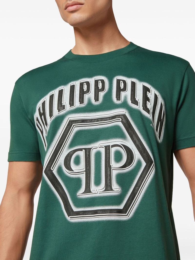 logo-print cotton T-shirt 4