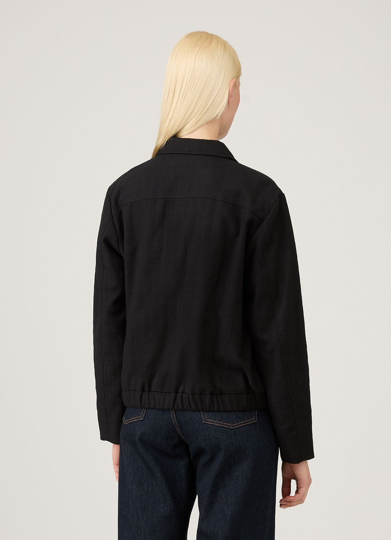Cotton Raffia Bomber Jacket 3