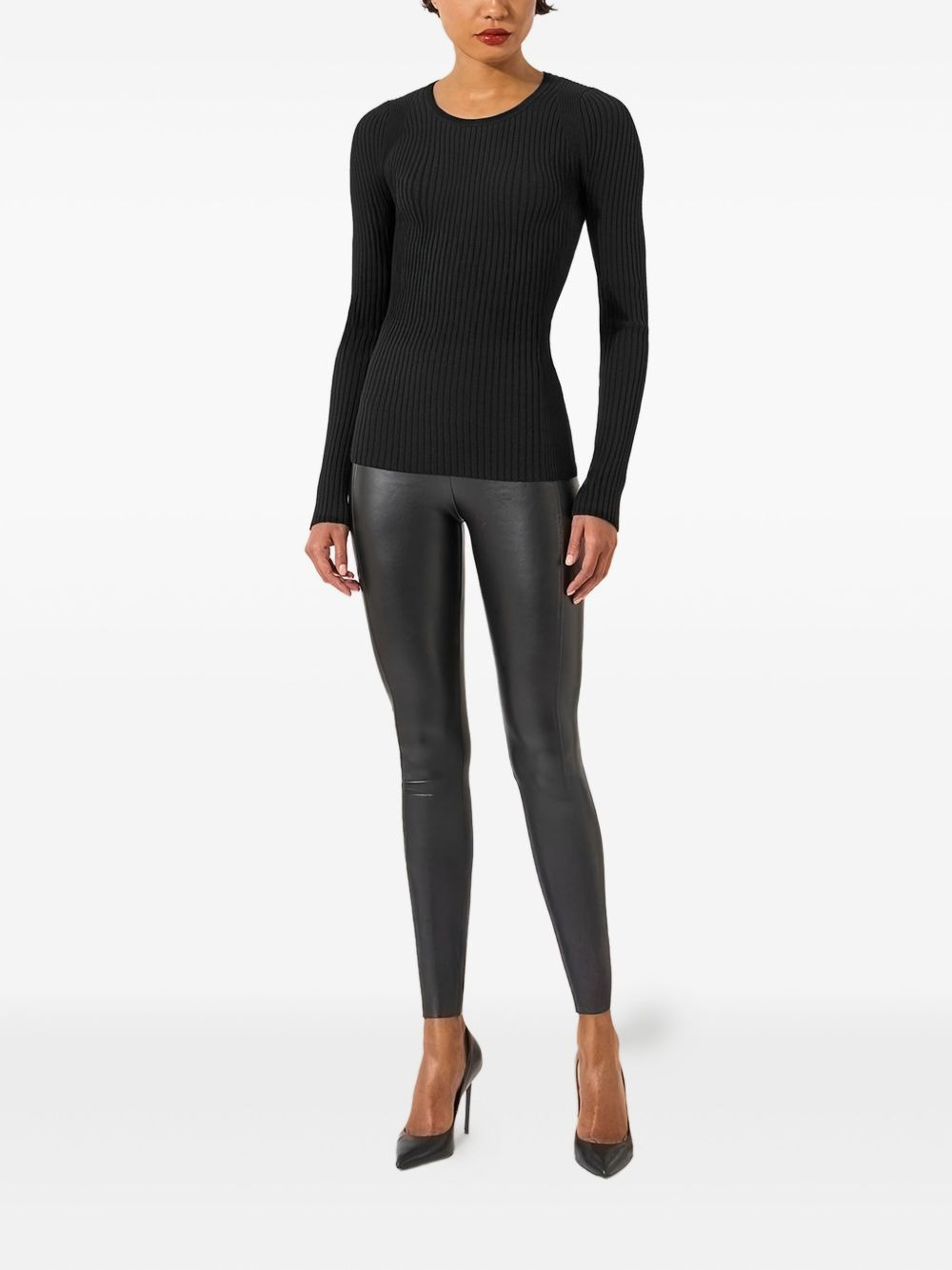 merino rib long-sleeve top - 2
