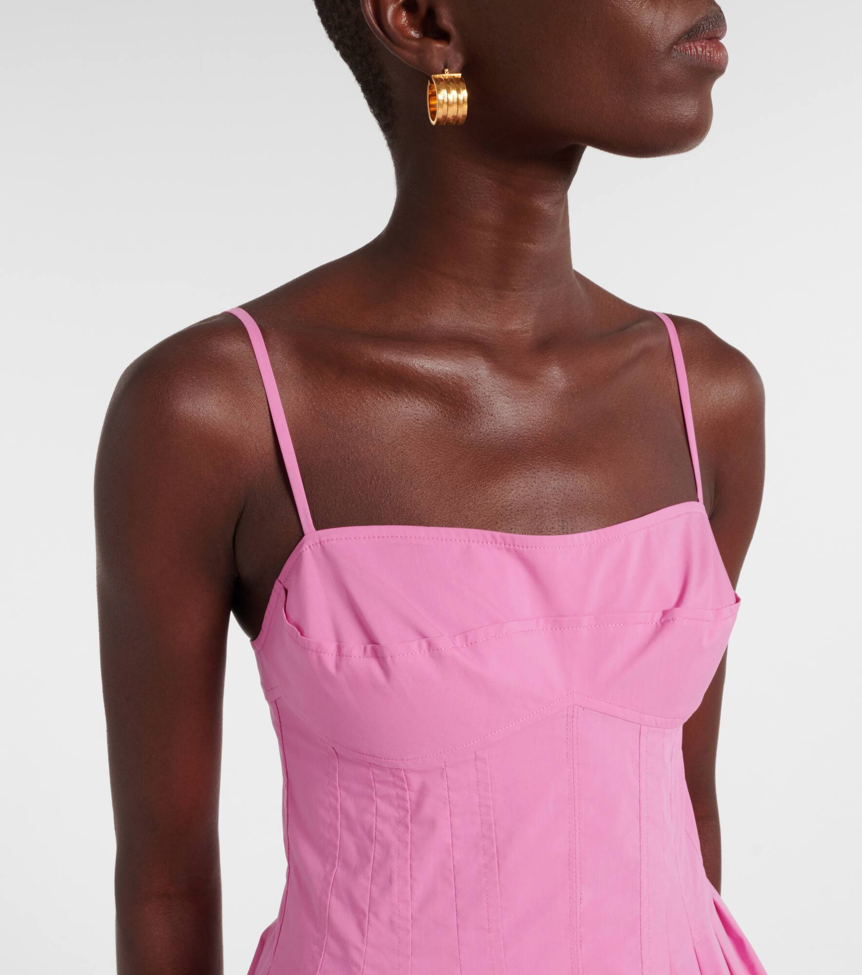 Kitt cotton-blend minidress - 4