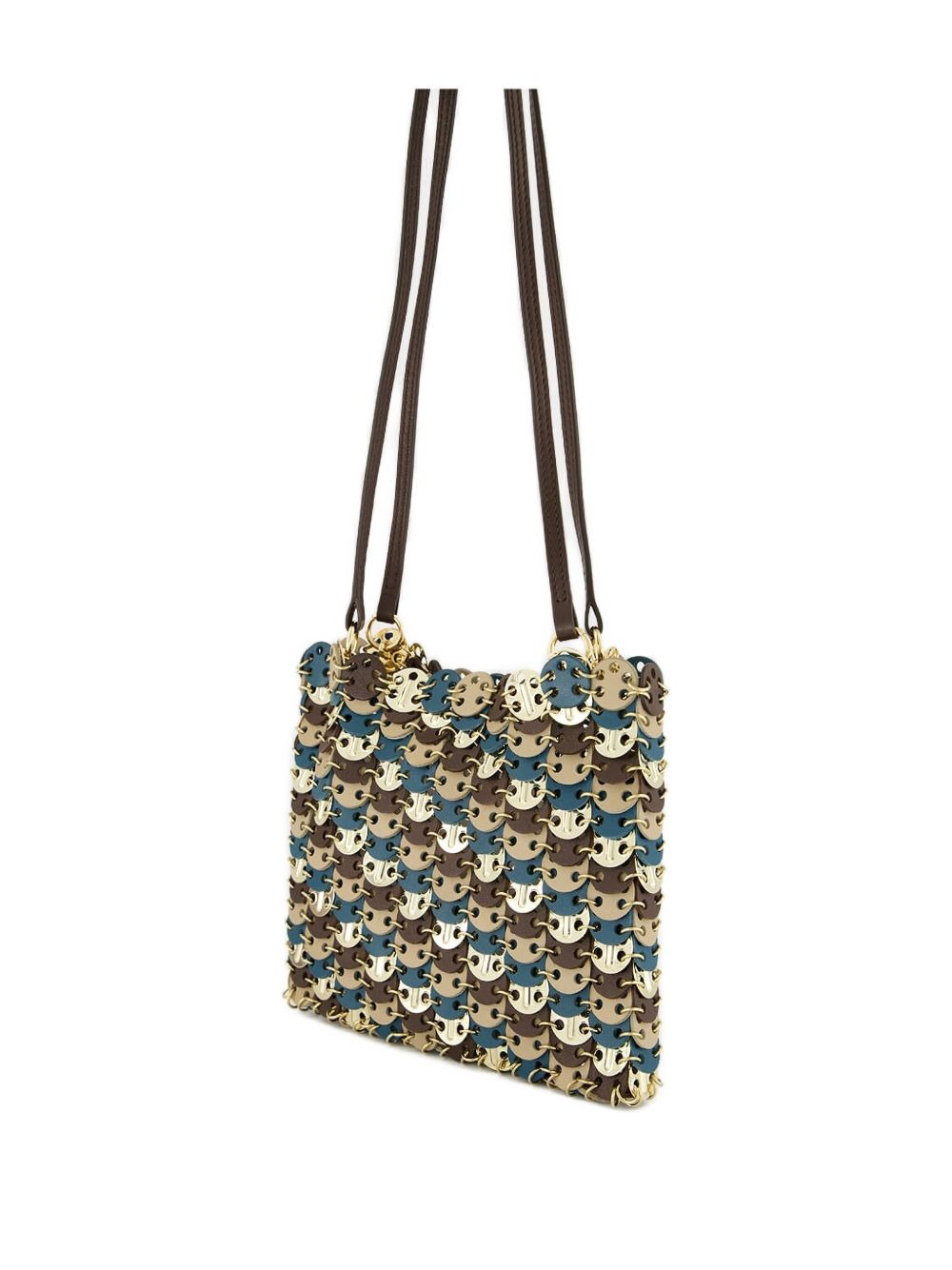 disc-detailing shoulder bag - 3