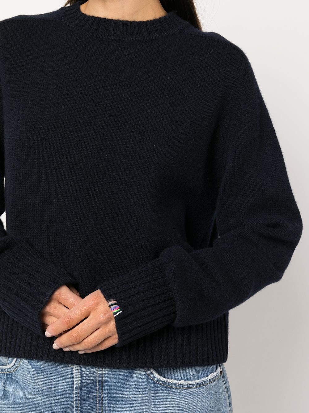 crew neck cashmere jumper - 5