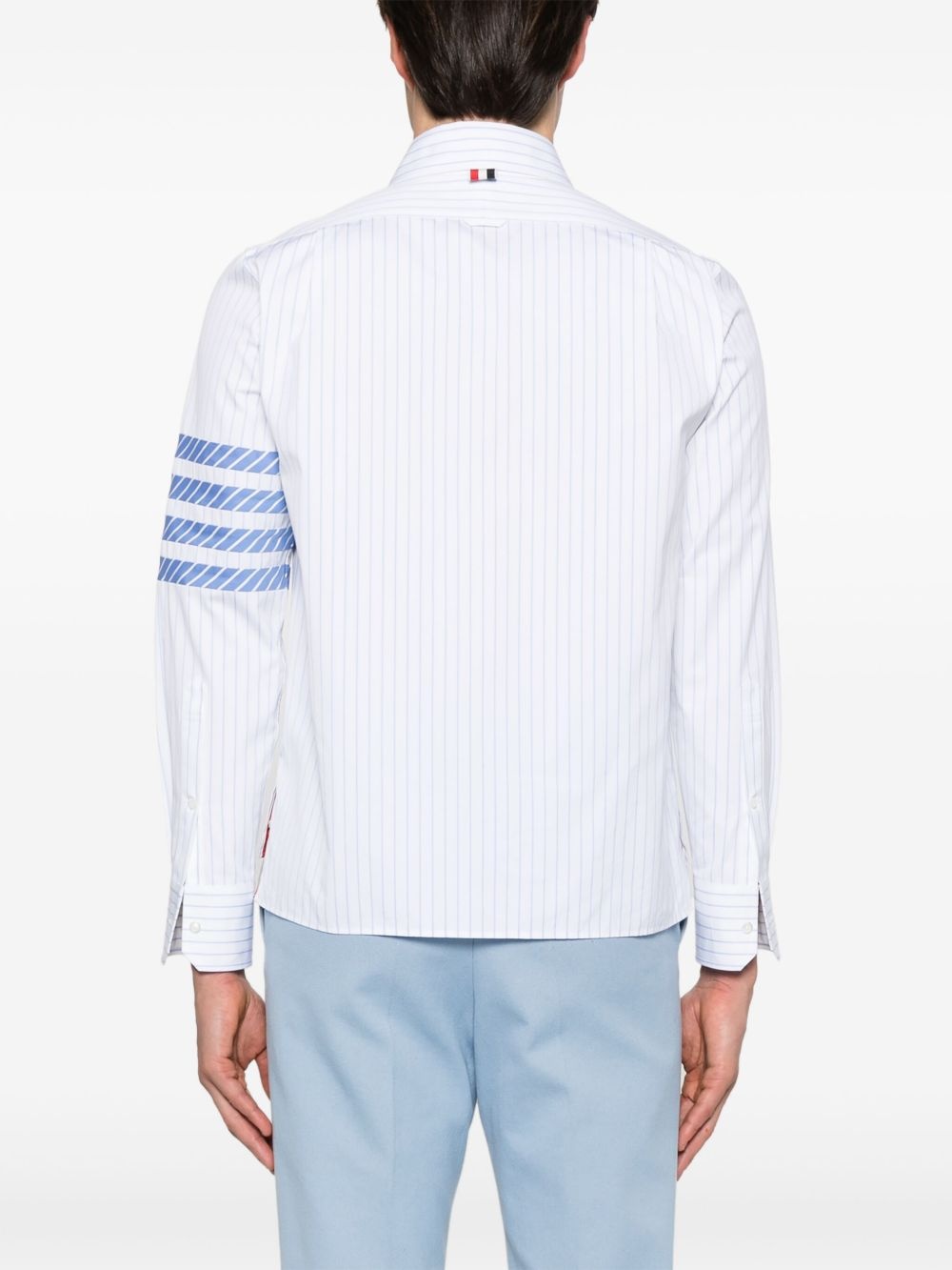striped 4-bar shirt - 4