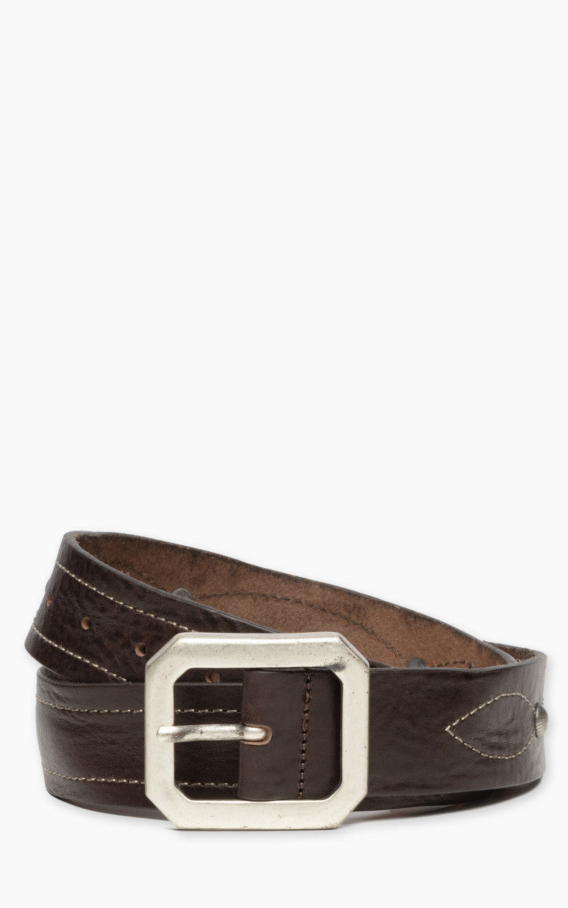 FORTELA FORTELA OREGON LEATHER BELT TESTA MORO 1