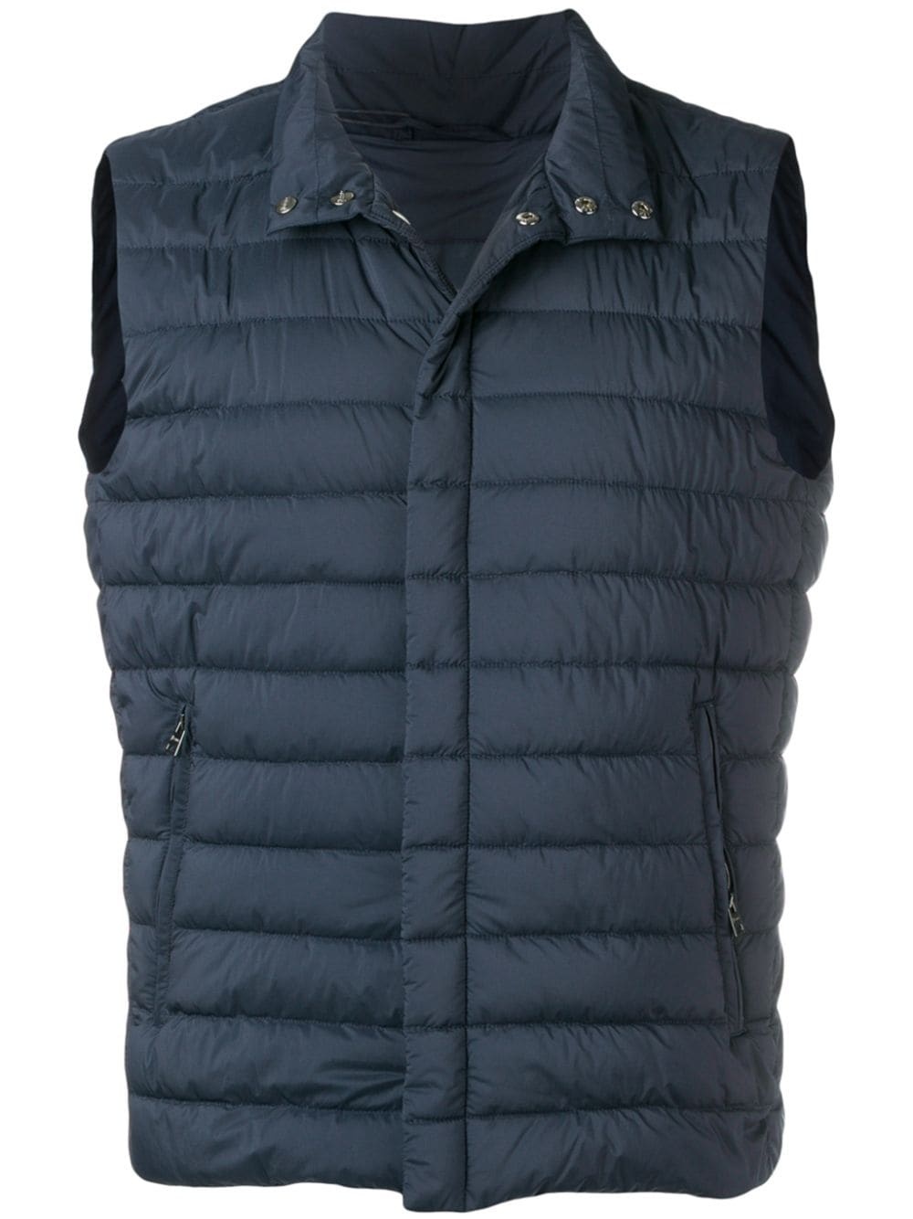 quilted padded vest - 1