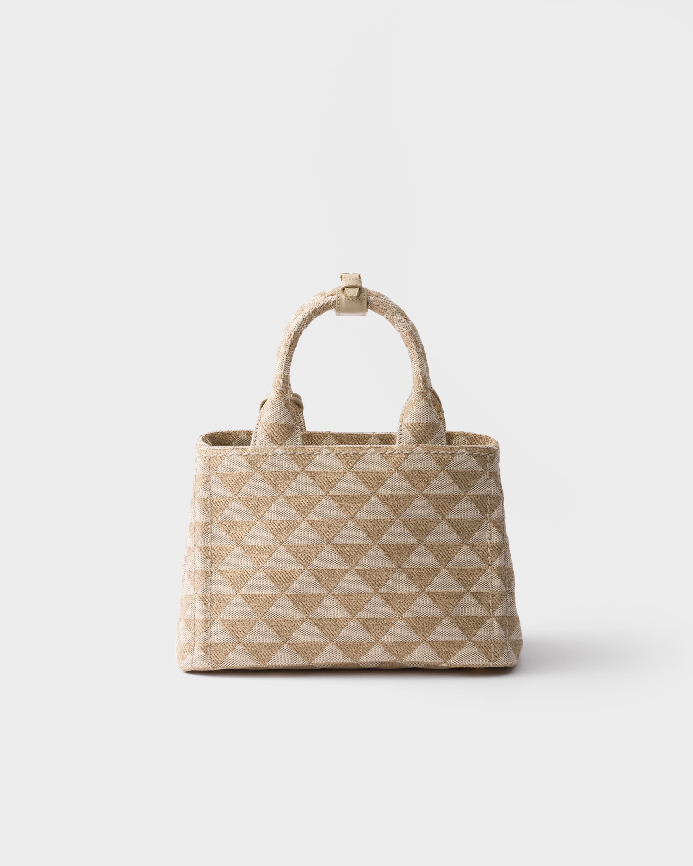 Small embroidered fabric handbag - 3