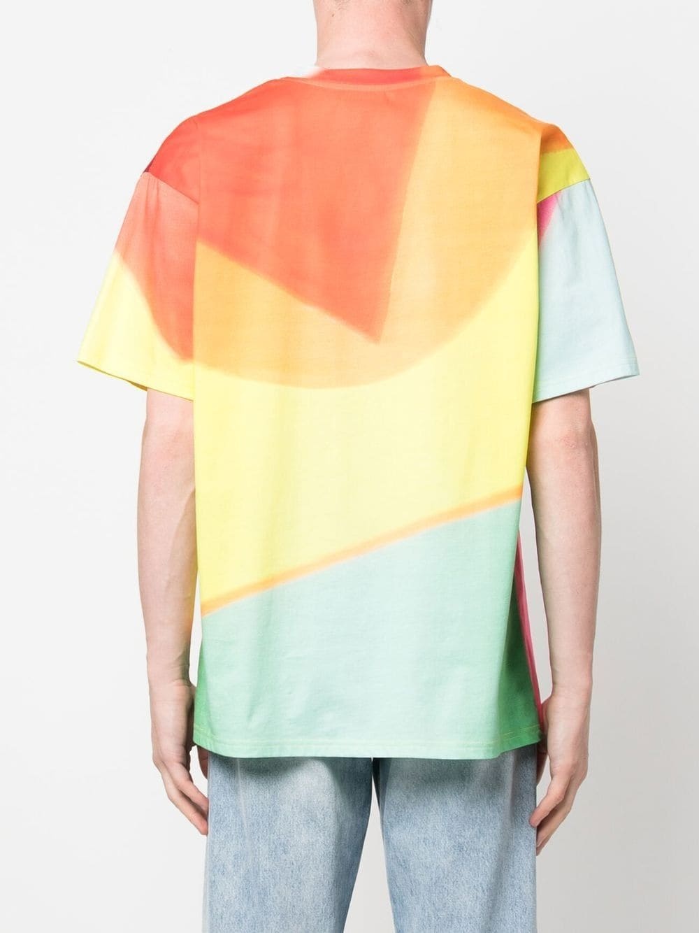 logo colour-block T-shirt - 4