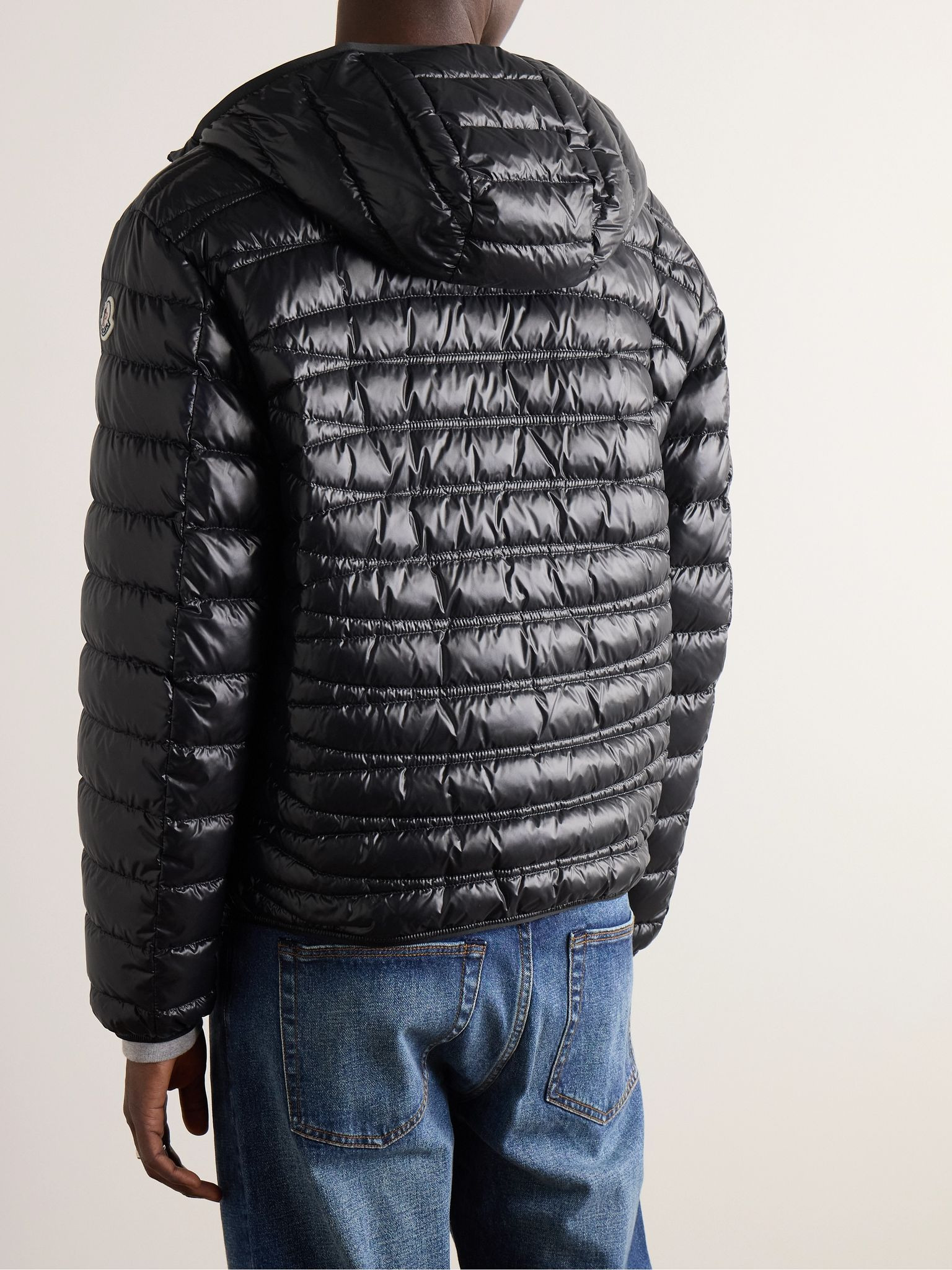 Levanter Quilted Shell Down Jacket Black - 3