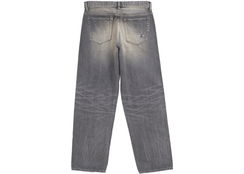 Supreme Supreme Distressed Loose Fit Selvedge Jean (SS25) Washed Grey outlook
