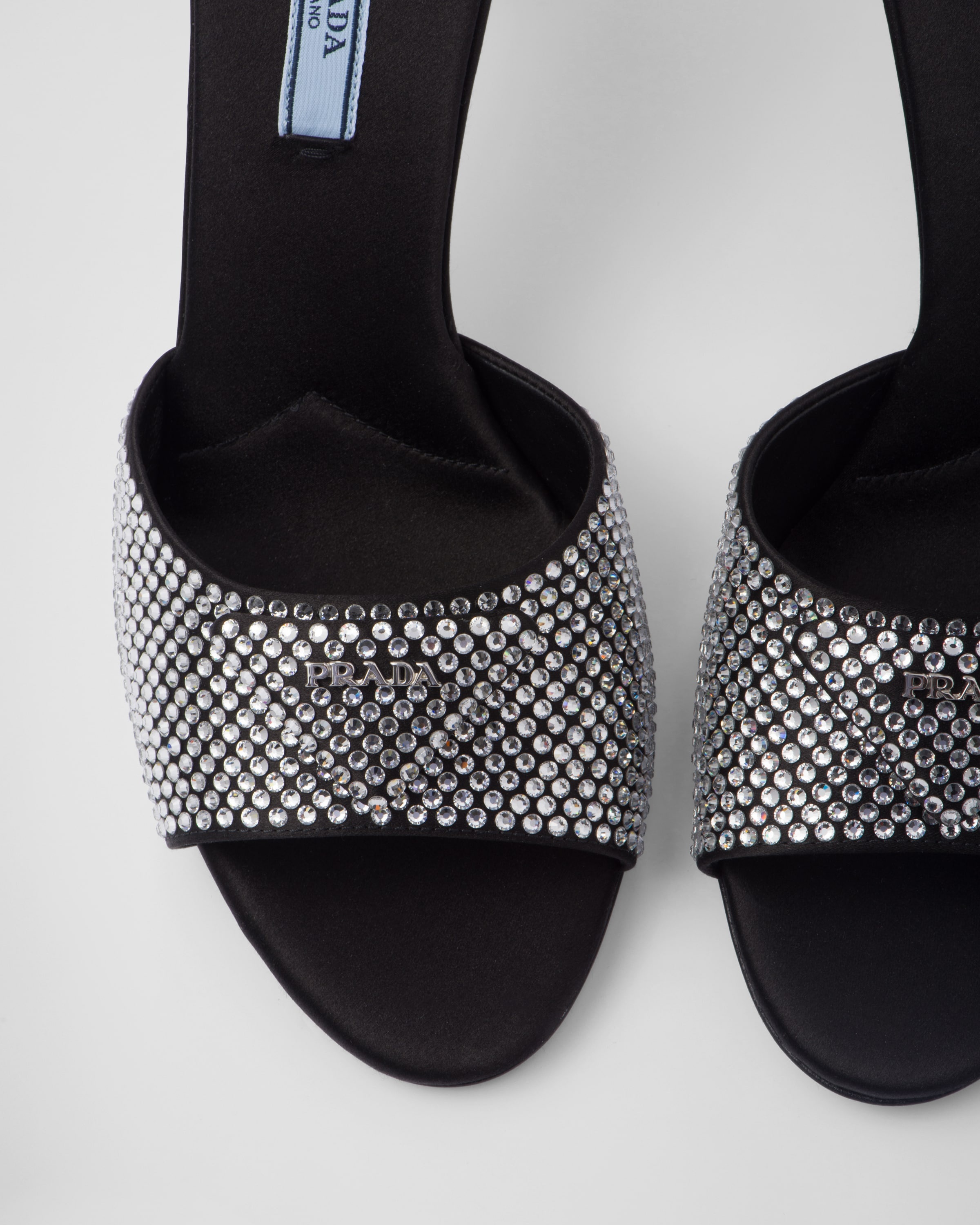 Satin slides with crystals - 6