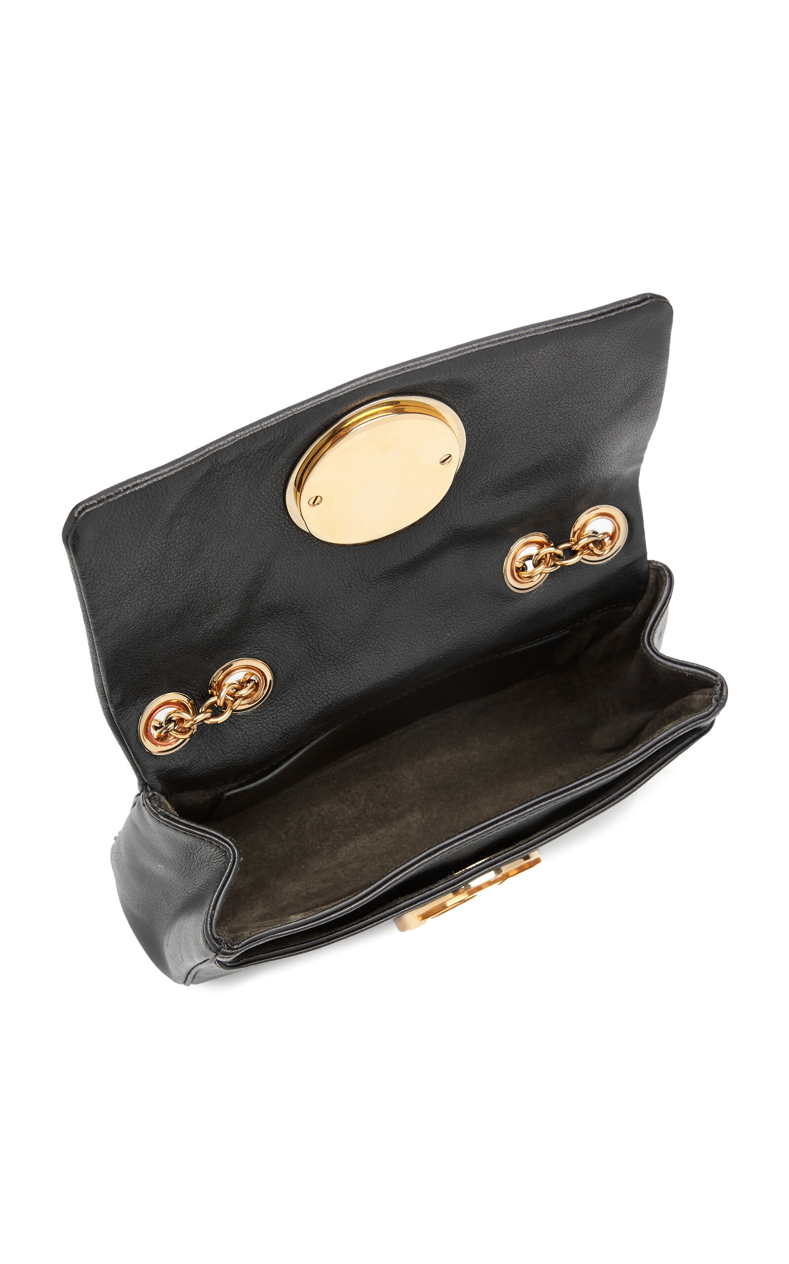 Leather Shoulder Bag black - 5