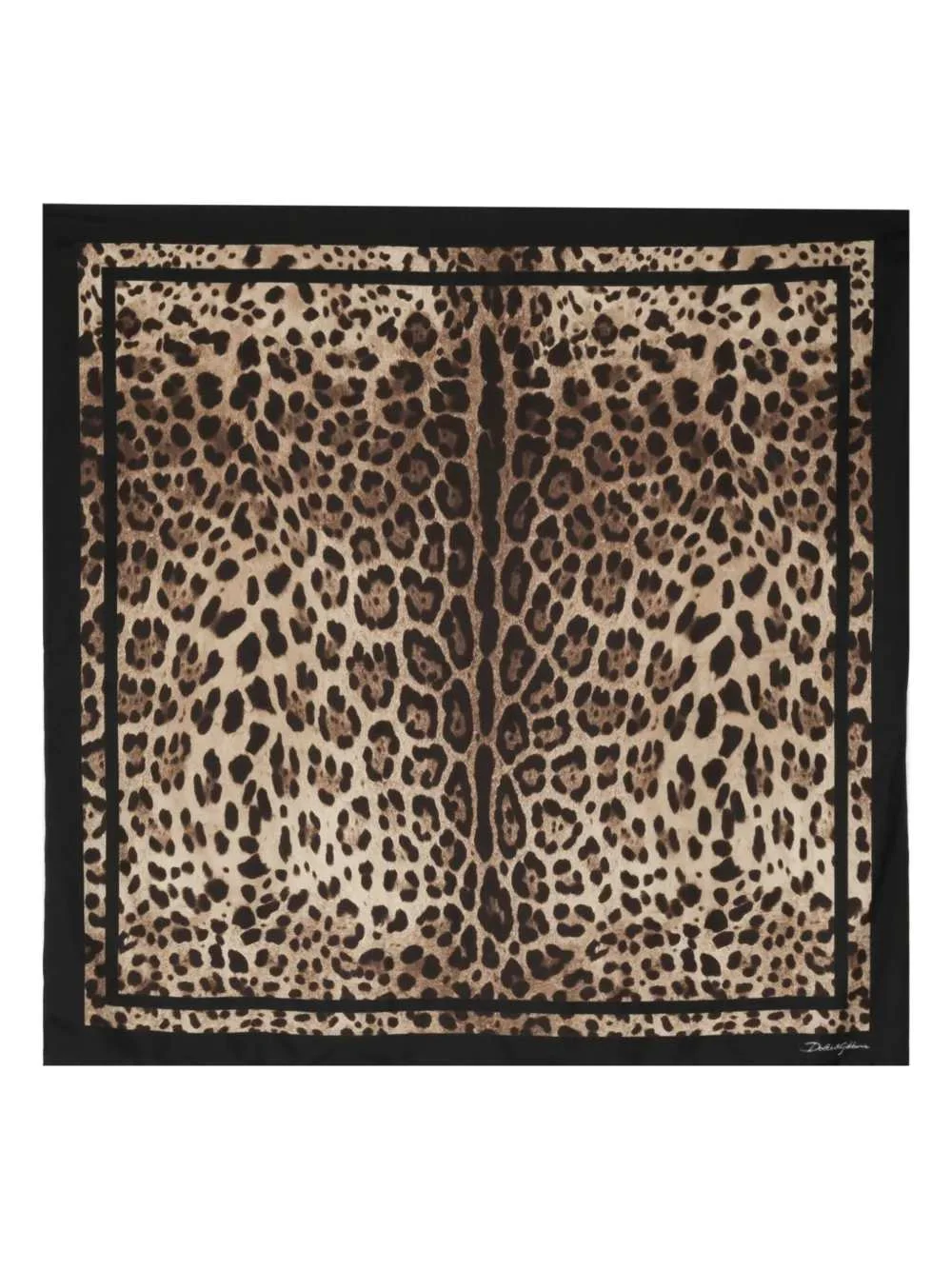 Dolce & Gabbana Women Leopard Print Scarf - 1