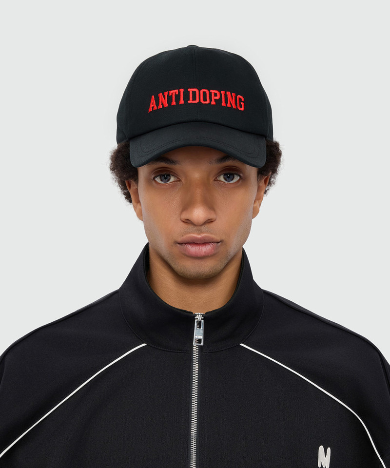Black baseball cap with MSGM embroidery 3