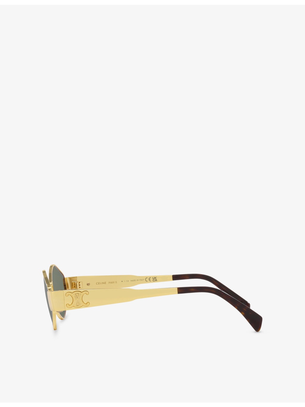 Metaltriomphe Irregular-Frame Metal Sunglasses - 3
