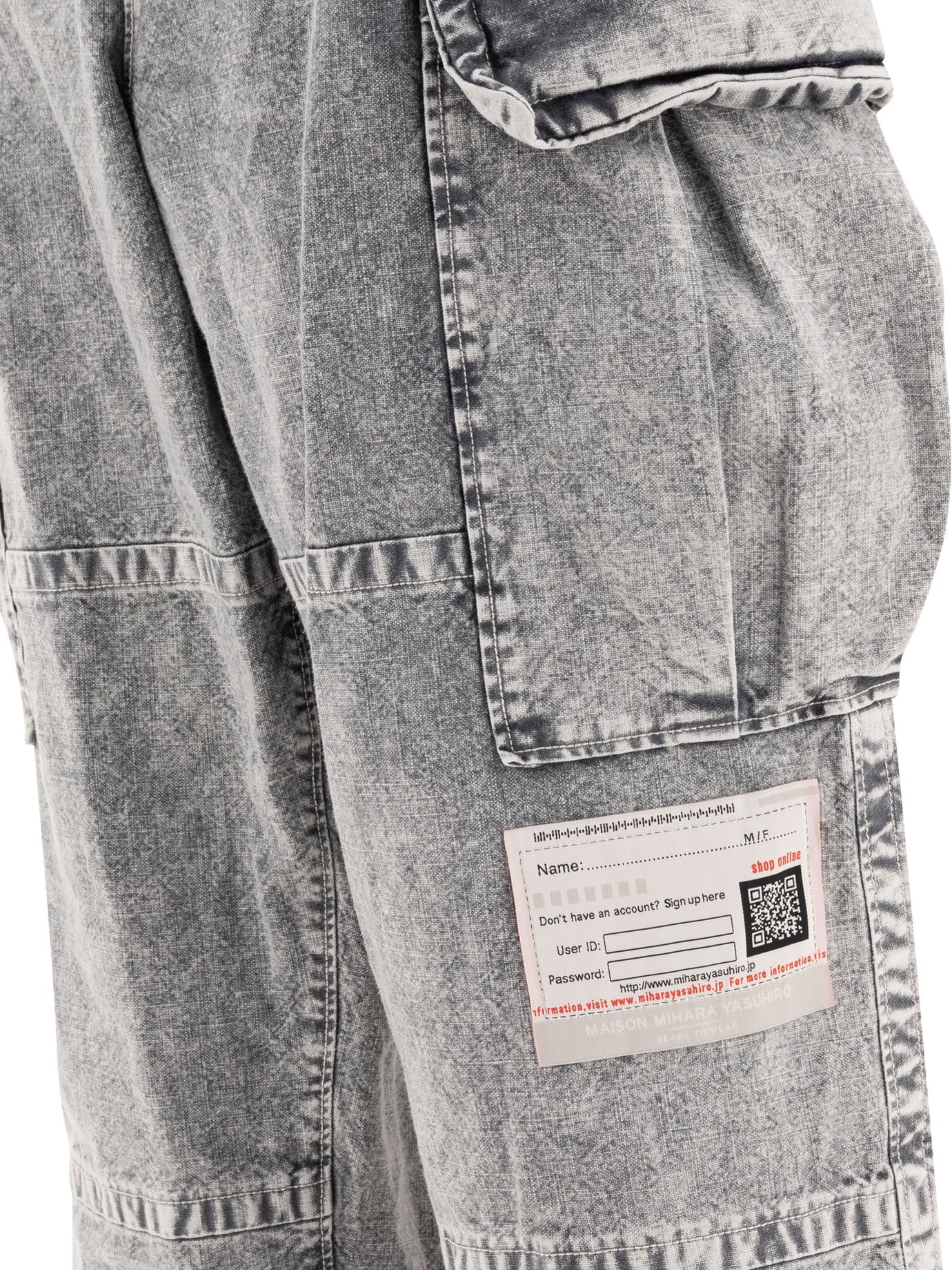 Maison Mihara Yasuhiro Men "Military" Cargo Jeans - 4
