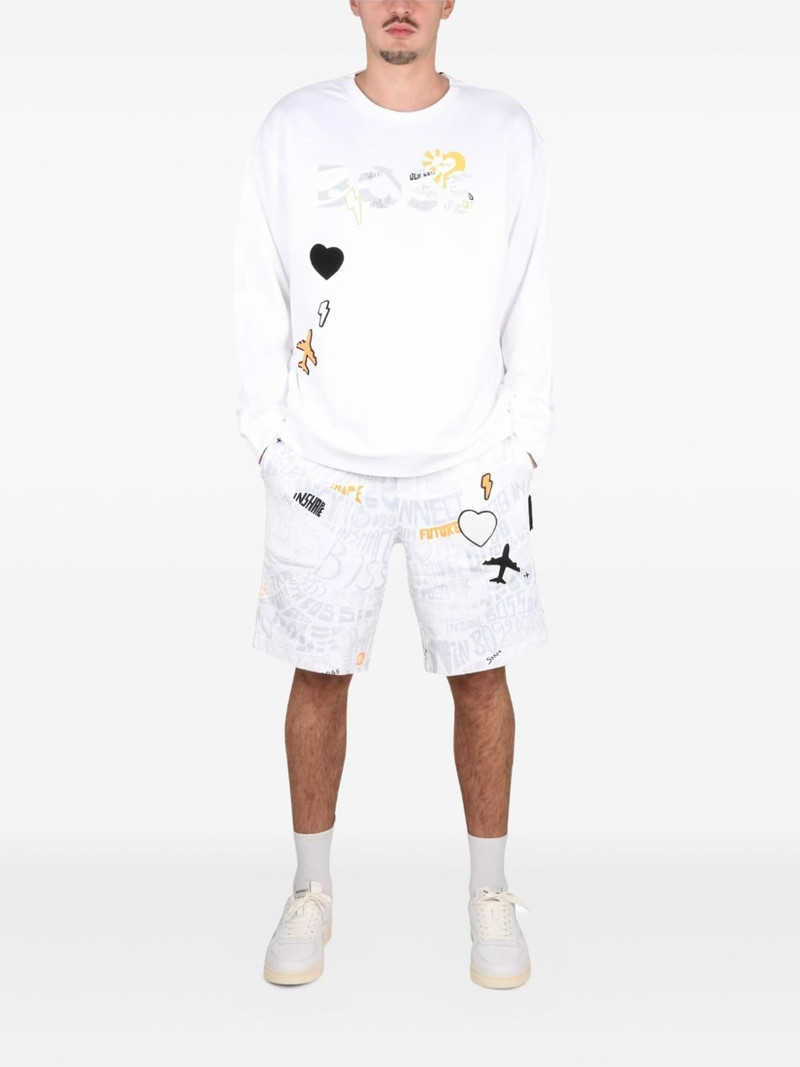 BOSS graphic-print sweatshirt outlook