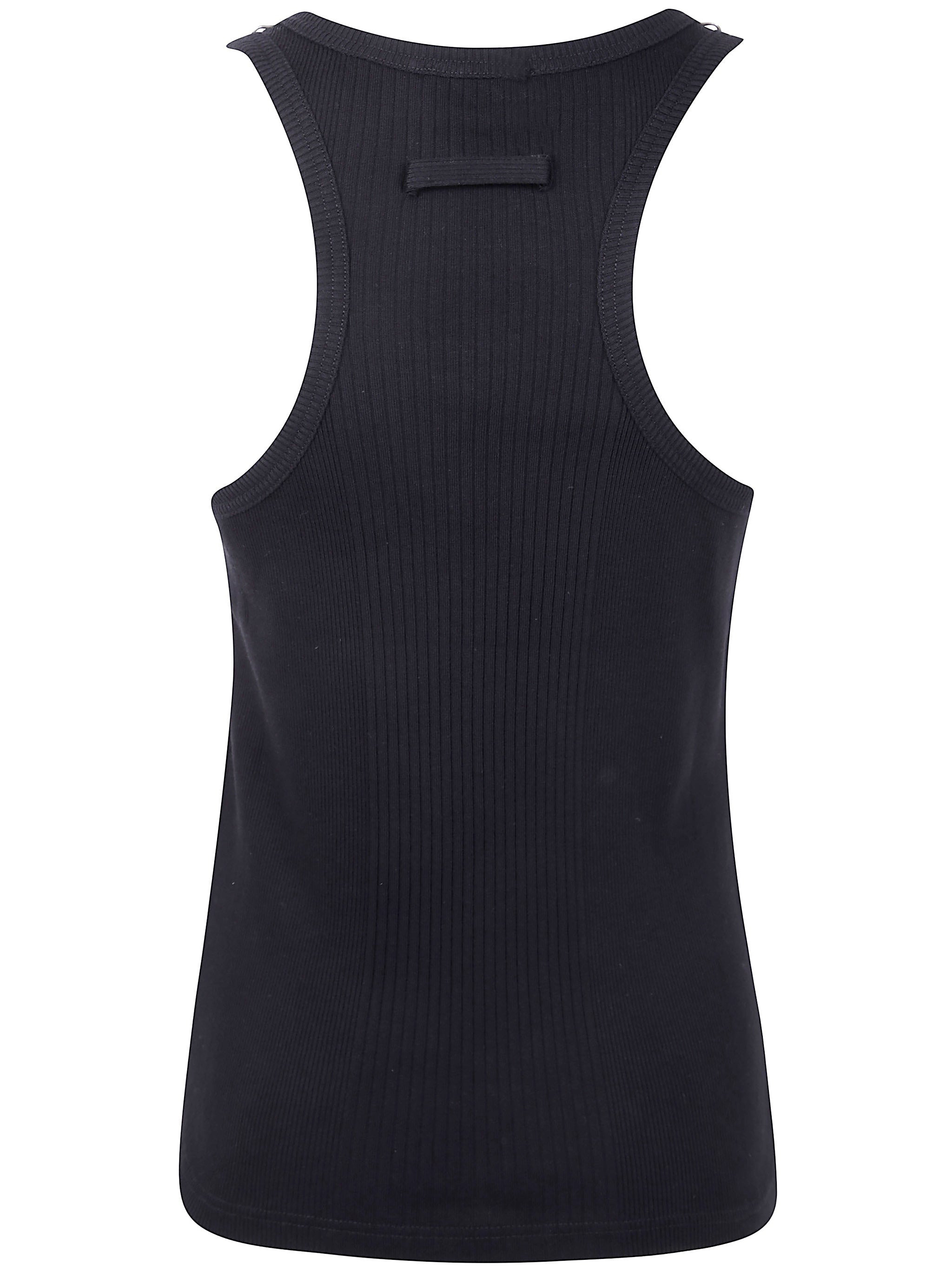 Jean Paul Gaultier Women Tank Top With With Overall Engraved - 2