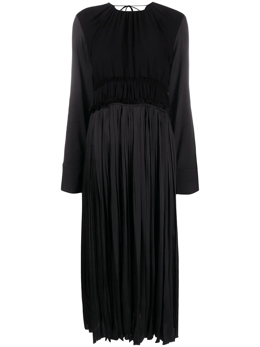 ruched maxi dress - 1