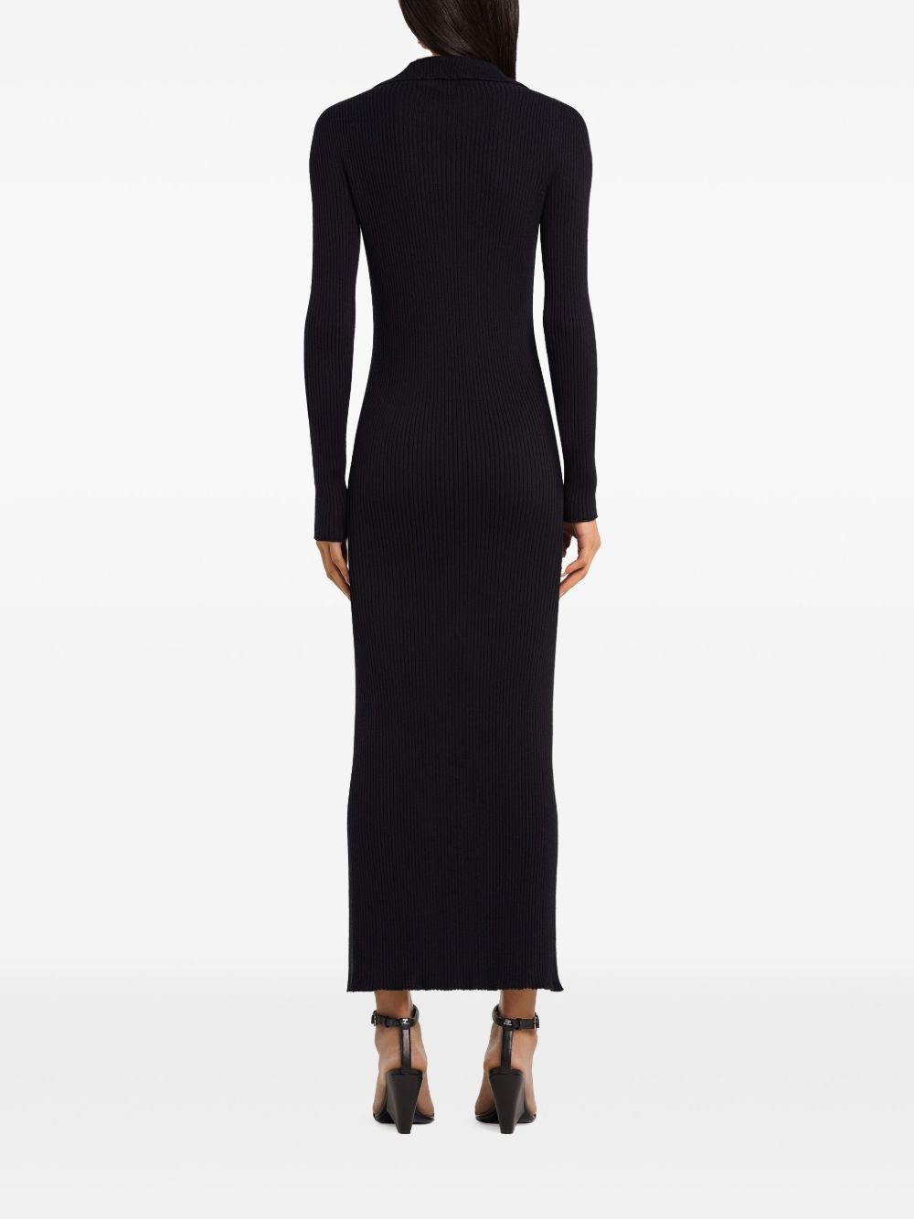 button-down midi dress - 4